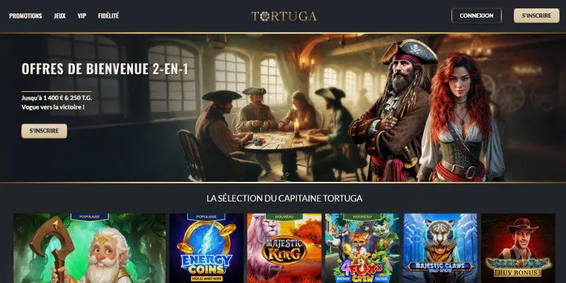 Tortuga casino en ligne France